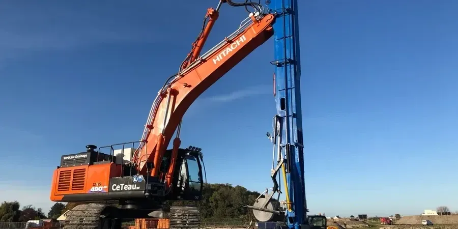 Illustrative image of Prefabricated vertical drain (PVD) design in Oakland