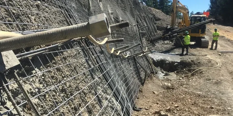 Illustrative image of Slope stabilization design in Oakland