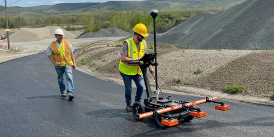 Illustrative image of GPR (Ground Penetrating Radar) survey in Oakland